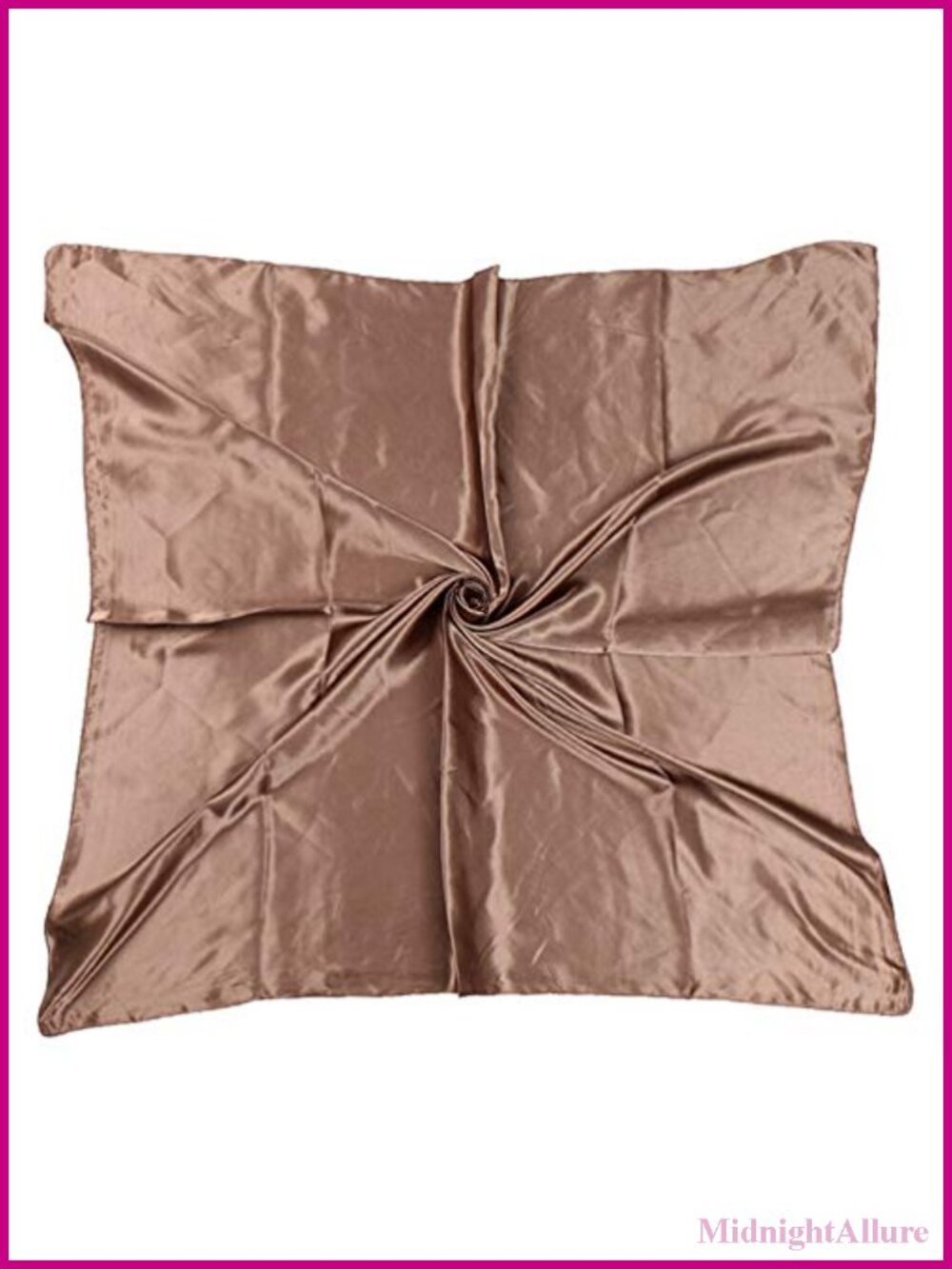 Womens 35 Inch Satin Square Scarf Silk Feeling Hair Wrapping Headscarf